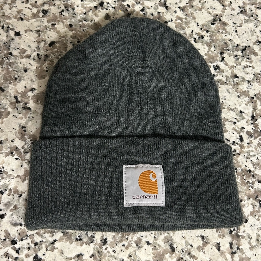 NWOT Carhartt Heather Gray Knot Beanie